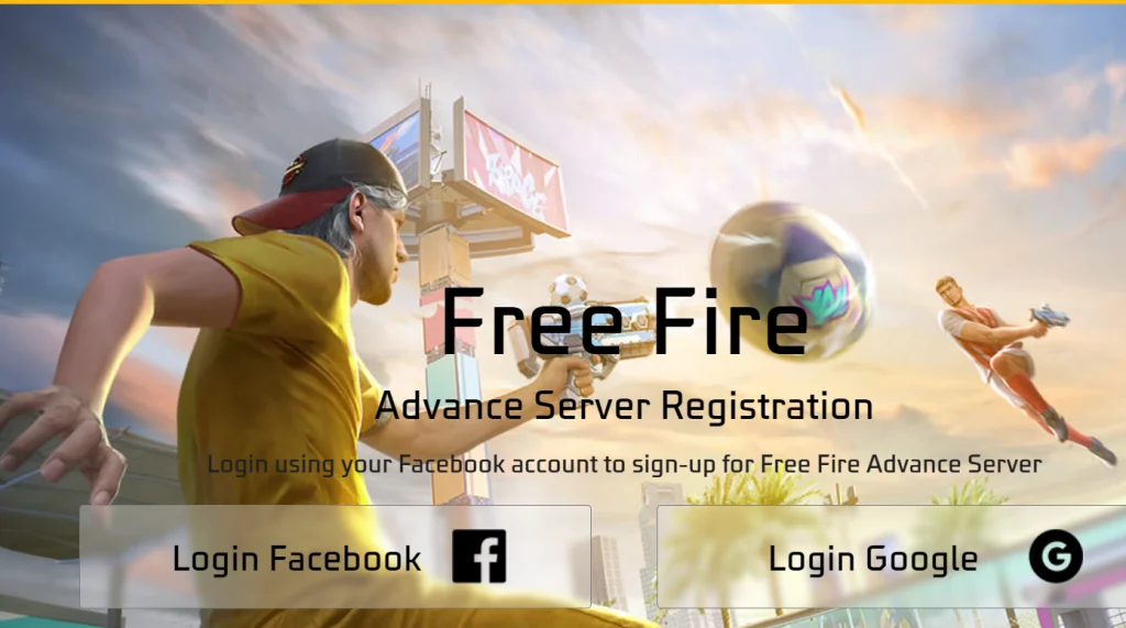 Free Fire advance server registration